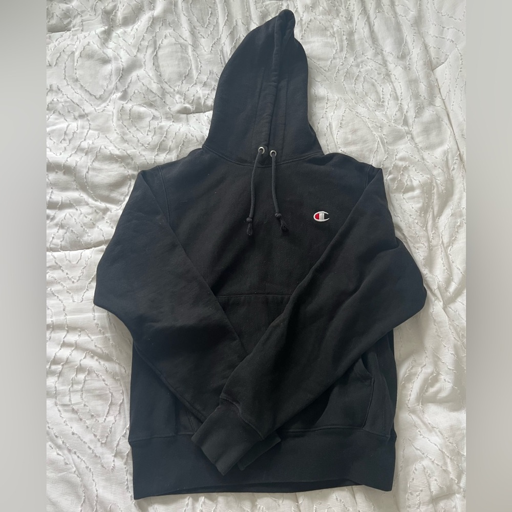 Champion Black Pullover Hoodie